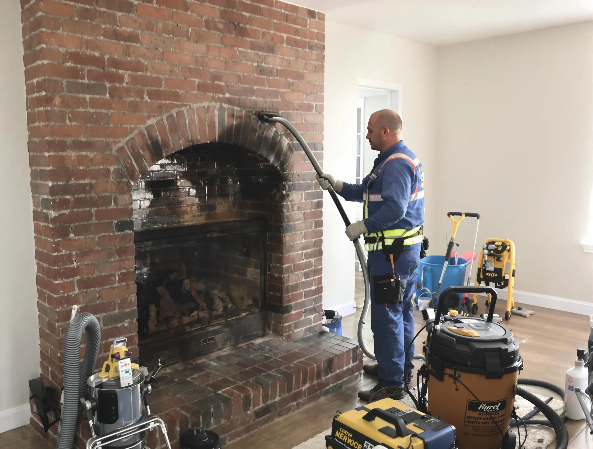 Staten Island Chimney Sweep expert performing detailed chimney sweep in Staten Island, NY