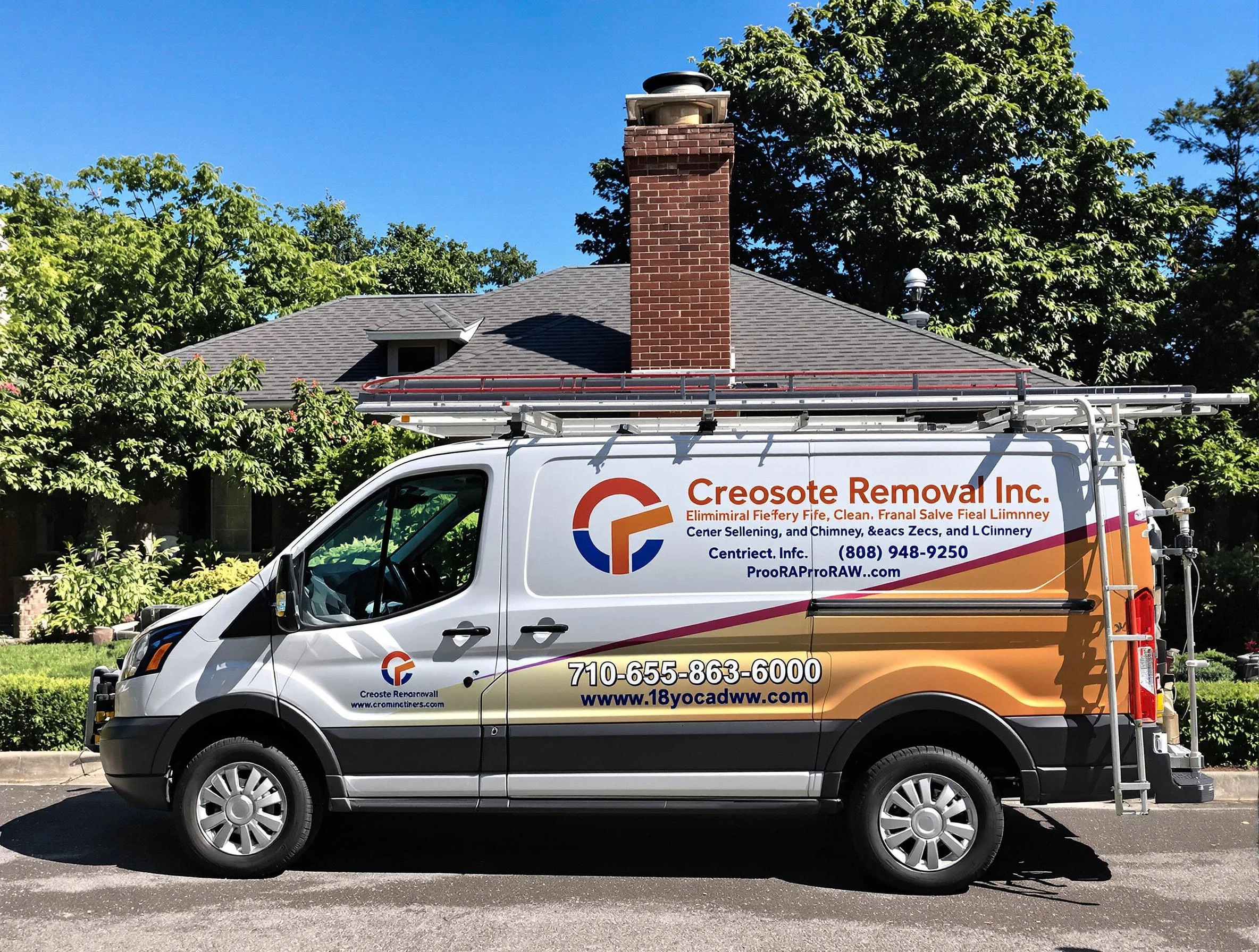 Staten Island Chimney Sweep technician removing creosote safely in Staten Island, NY